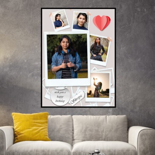 Personalized Birthday Frame with Wish | Papercraft Design - Image 4