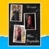 Modern birthday frame