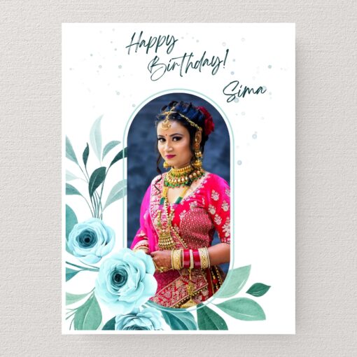 Floral Birthday Frame - Image 2