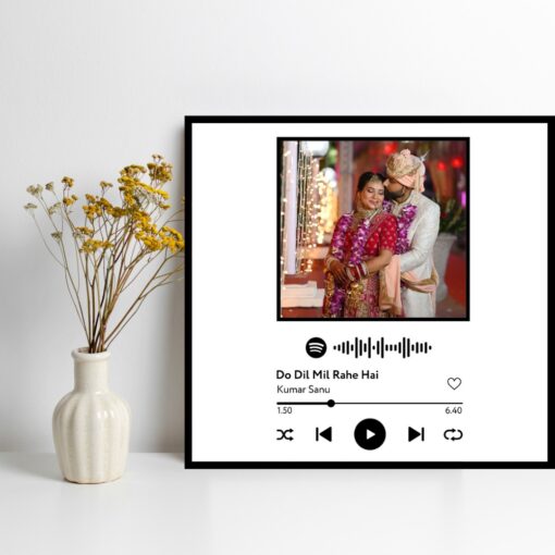 Spotify Plaque Frame White Colour With Scannable Code - Image 7