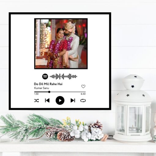 Spotify Plaque Frame White Colour With Scannable Code - Image 8