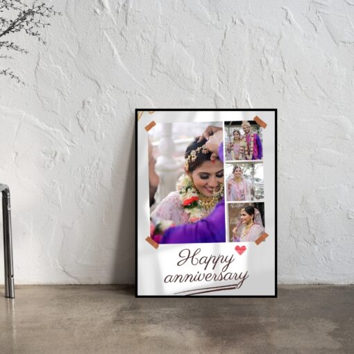 Personalised Anniversary Photo Collage Frame 4 pic - Image 5