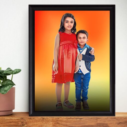 Oil Painting With Frame - Image 8