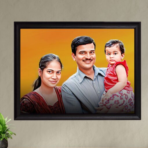 Oil Painting With Frame - Image 10