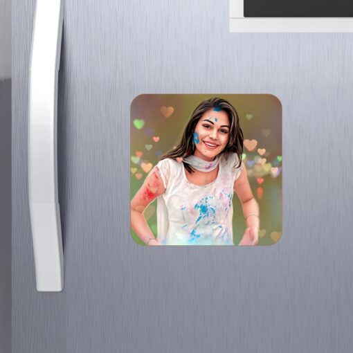 True heart design Digital Painting Acrylic Fridge Magnets