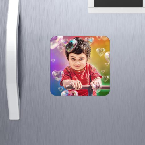 Dancing bubble design Digital Painting Acrylic Fridge Magnets
