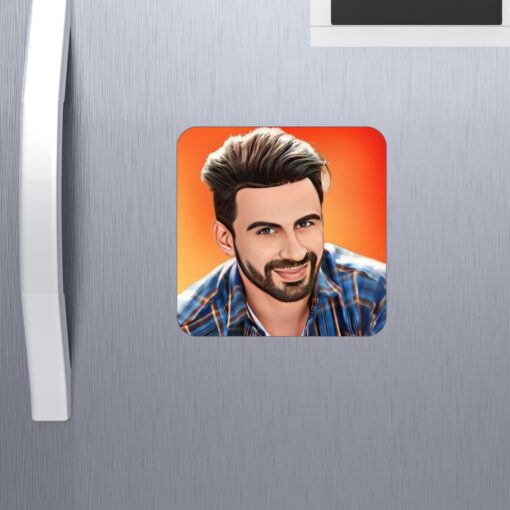 Smudgey design Digital Painting Acrylic Fridge Magnets