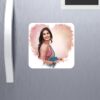 Cloudy heart design Digital Painting Acrylic Fridge Magnets