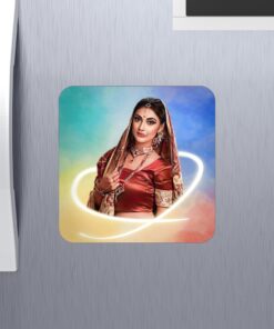 Glow heart design Digital Painting Acrylic Fridge Magnets