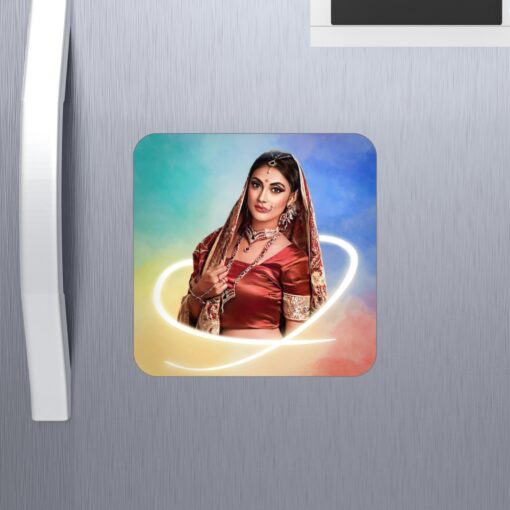 Glow heart design Digital Painting Acrylic Fridge Magnets