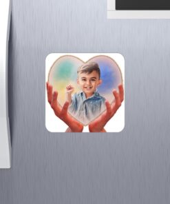 Heart design Digital Painting Acrylic Fridge Magnets
