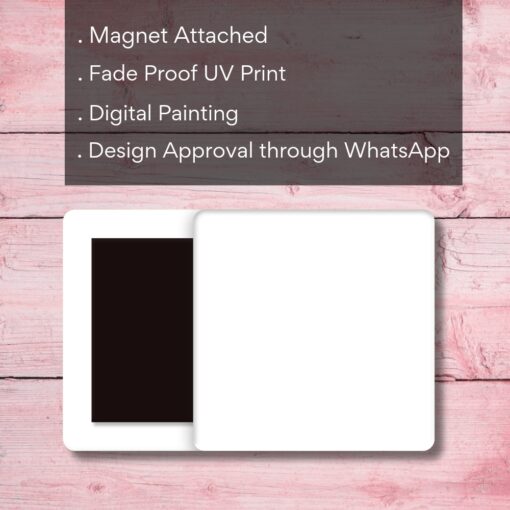 Digital enhance with Digital Painting Acrylic Fridge Magnets - Image 4