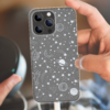 Galaxy Inspired Pattern Transparent Silicone Phone Case
