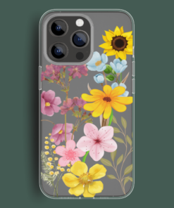 Blossom Flower Floral Matte Frosted Silicone Phone Case