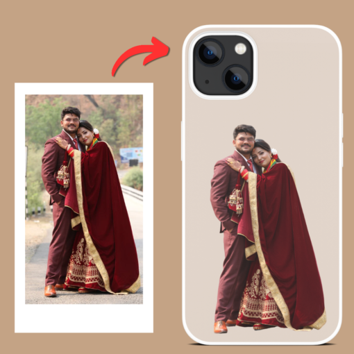Stylish Custom Photo Design Silicone Phone Case - Image 5