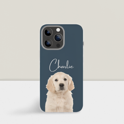 Custom Pet Phone Case Using Pet Photo With Name Printed Silicone Case - Image 4