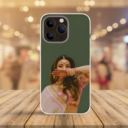 Stylish Custom Photo Design Silicone Phone Case - Image 2