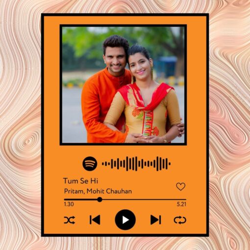 Spotify Plaque Frame Beer Colour With Scannable Code - Image 2