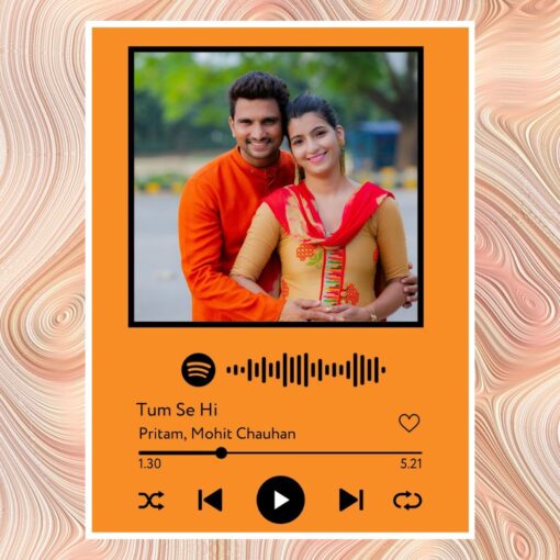 Spotify Plaque Frame Beer Colour With Scannable Code - Image 3