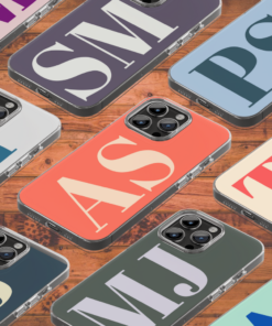 Minimalist Initials Design Personalized Phone Case | Premium Silicone Cover