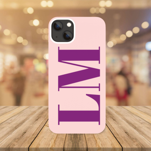Minimalist Initials Design Personalized Phone Case | Premium Silicone Cover - Image 4