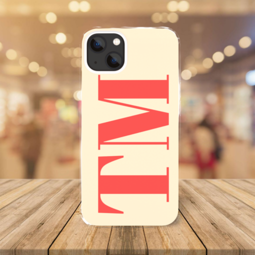 Minimalist Initials Design Personalized Phone Case | Premium Silicone Cover - Image 11