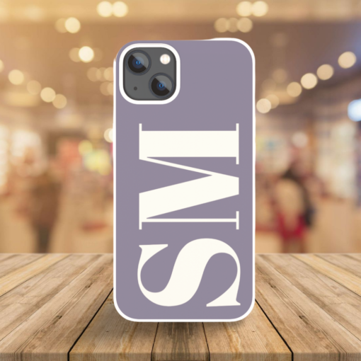 Minimalist Initials Design Personalized Phone Case | Premium Silicone Cover - Image 12