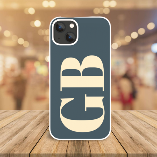Minimalist Initials Design Personalized Phone Case | Premium Silicone Cover - Image 6