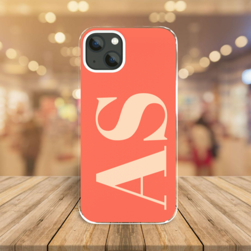Minimalist Initials Design Personalized Phone Case | Premium Silicone Cover - Image 2