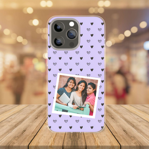 Minimalist Polaroid Custom Photo Phone Case - Premium Silicone Cover for Personalized Gifts - Image 5