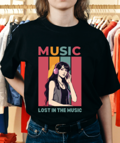 Lost in the music! Unisex Oversized Graphic Printed T-Shirt | Premium 240 GSM Soft Cotton | Artfev