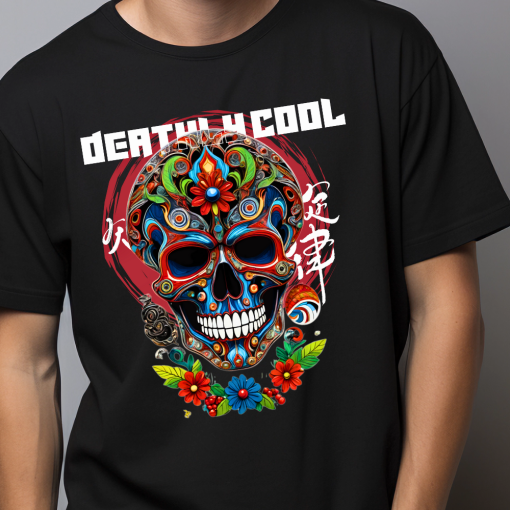 Deathly Cool Oversized Skull Art T-Shirt | Premium 240 GSM Soft Cotton | Artfev