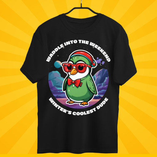 Penguin With The Flow Oversized T-Shirt | Premium 240 GSM Soft Cotton | Artfev