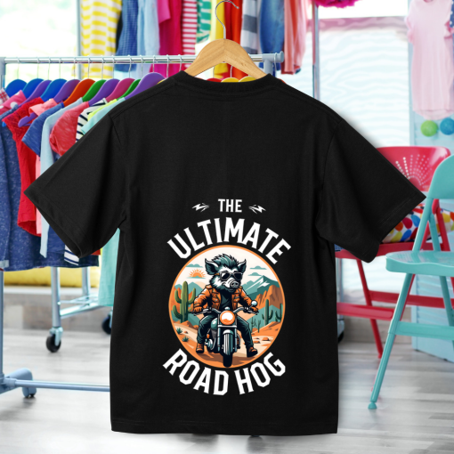 Road Hog! Oversized T-Shirt | Premium 240 GSM Soft Cotton | Artfev