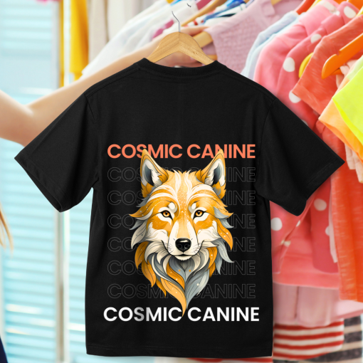 Cosmic Canine! Oversized T-Shirt | Premium 240 GSM Soft Cotton | Artfev
