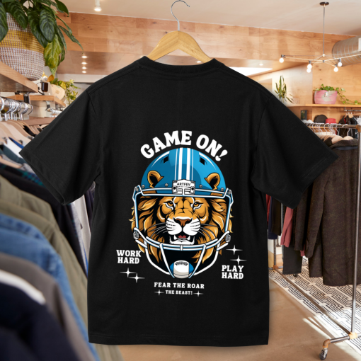 Game On! Oversized T-Shirt | Premium 240 GSM Soft Cotton | Artfev