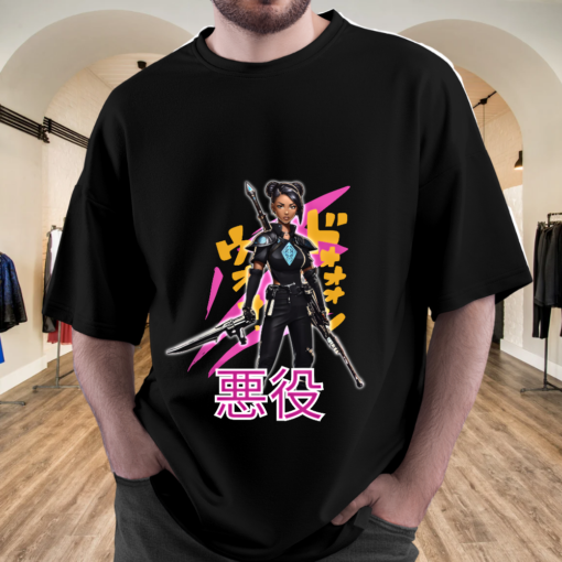 Anime Villain! Design Unisex Oversized T-Shirt | Premium 240 GSM Soft Cotton | Artfev - Image 3