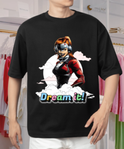 Dream it! Design Oversized T-Shirt | Premium 240 GSM Soft Cotton | Artfev