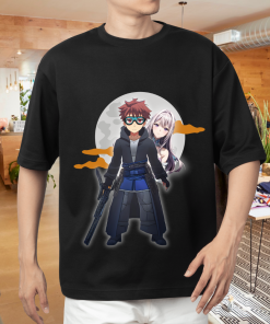 Together, They Stand! Anime Design Oversized T-Shirt | Premium 240 GSM Soft Cotton | Artfev